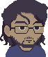 Pixel art portrait of Lucas de Andrade